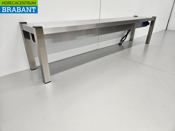 Pont chauffant en acier inoxydable Grille chauffante 160 cm Restauration – Image 3