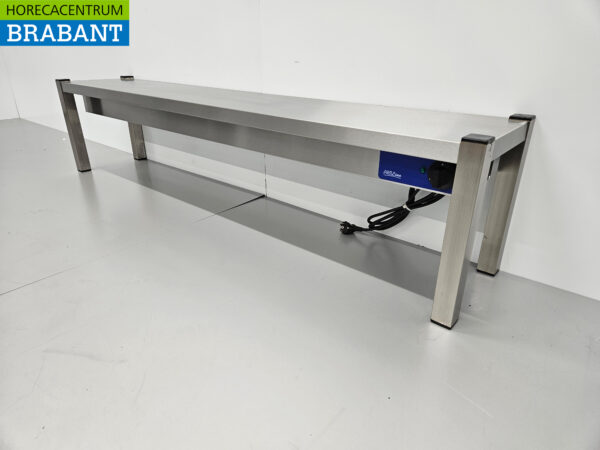 Pont chauffant en acier inoxydable Grille chauffante 160 cm Restauration – Image 2