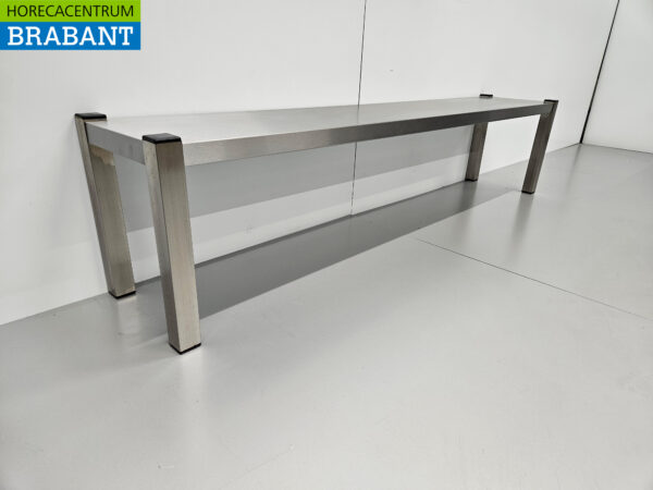 Acier inoxydable HCB Etagere Bridge Premium-line 160 cm Horeca – Image 3