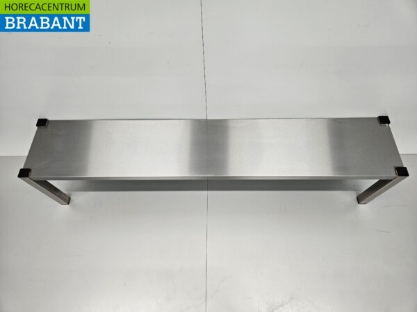 Acier inoxydable HCB Etagere Bridge Premium-line 160 cm Horeca – Image 4