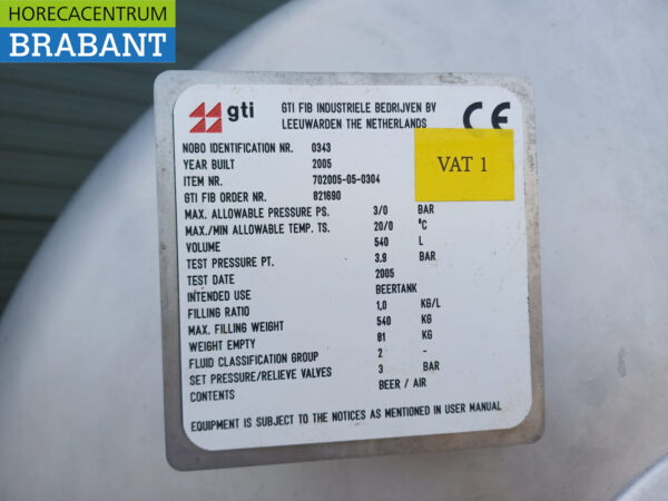 Chambre froide Cellule de congélation avec 2 cuves à bière Installation de 500 litres 230V Horeca – Image 13