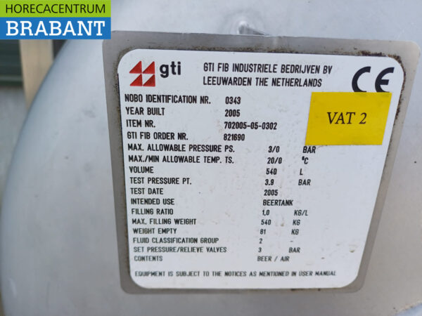 Chambre froide Cellule de congélation avec 2 cuves à bière Installation de 500 litres 230V Horeca – Image 14