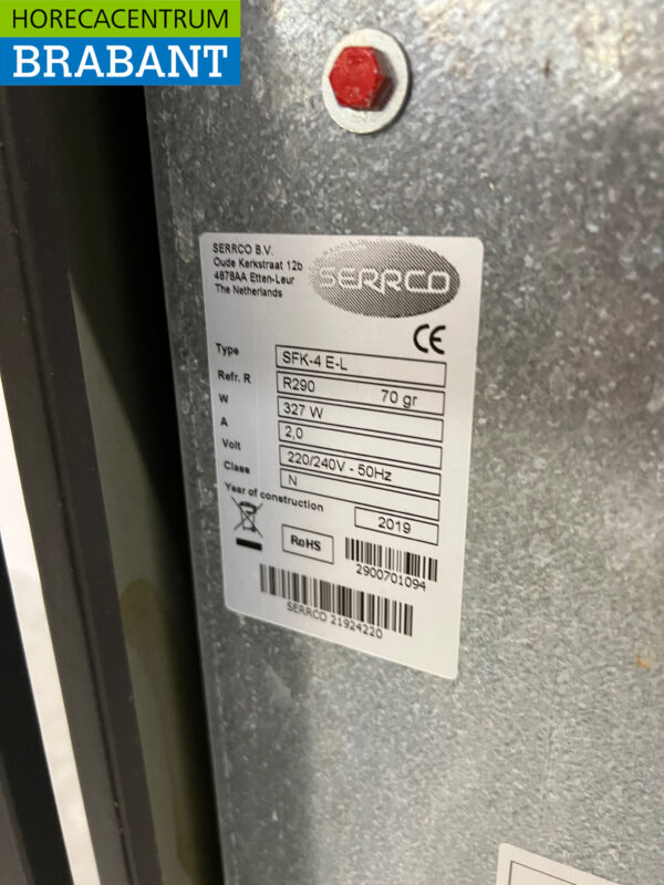 Serrco Barrel cooler 88 cm 230V Horeca – Image 5