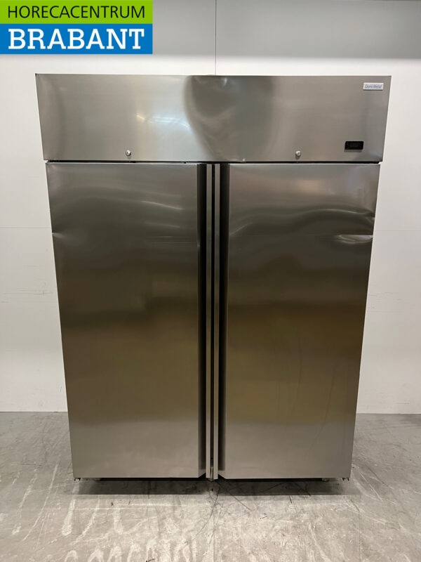 Acier inoxydable Dora Metal Double-Door Freezer Congélateur coffre 1340 litres 230V Horeca