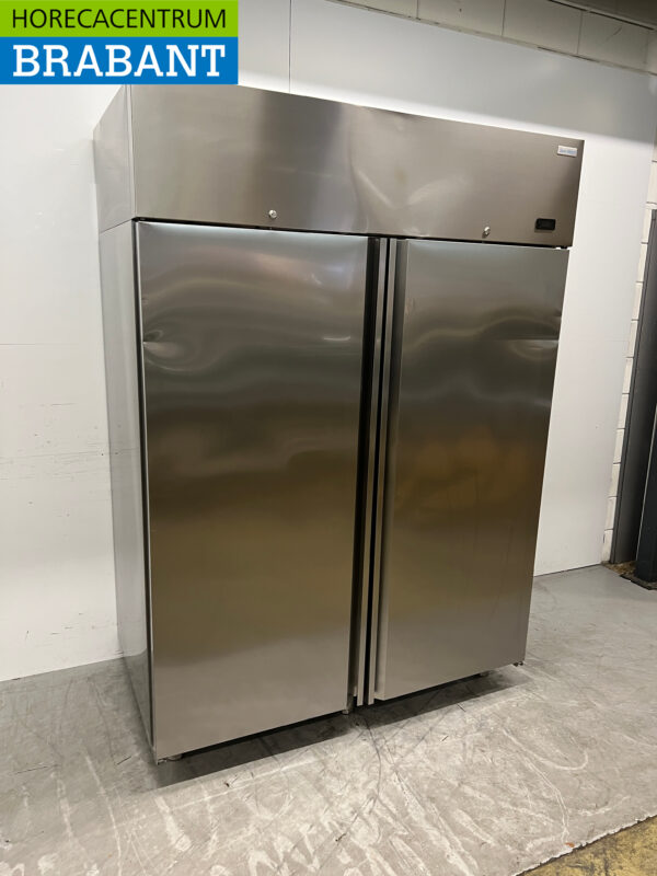 Acier inoxydable Dora Metal Double-Door Freezer Congélateur coffre 1340 litres 230V Horeca – Image 3