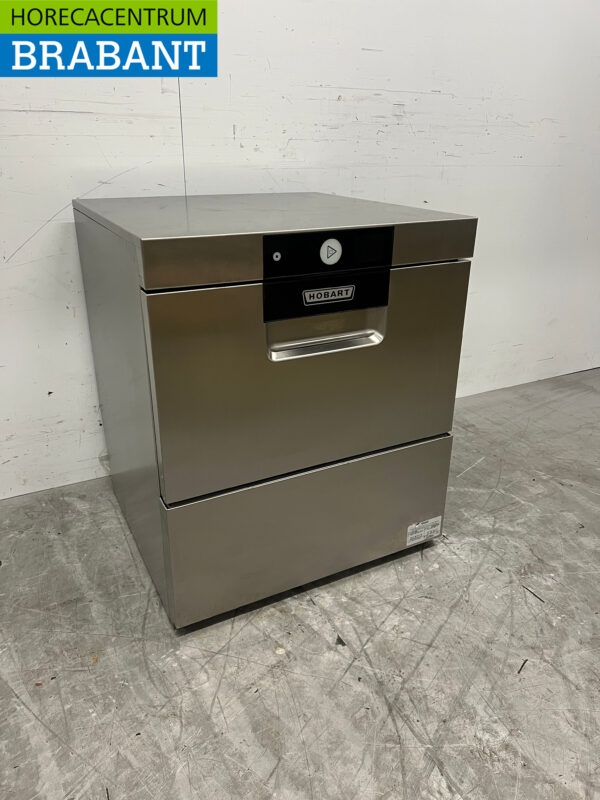 Rinceuse à verre Hobart en acier inoxydable avec pompe de vidange 230V Horeca – Image 3
