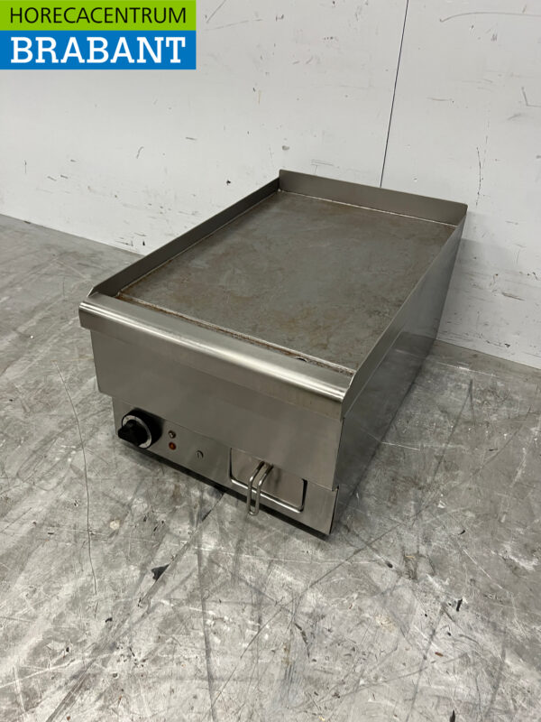 Planche à griller Mareno en acier inoxydable Gril lisse 400V Horeca – Image 2