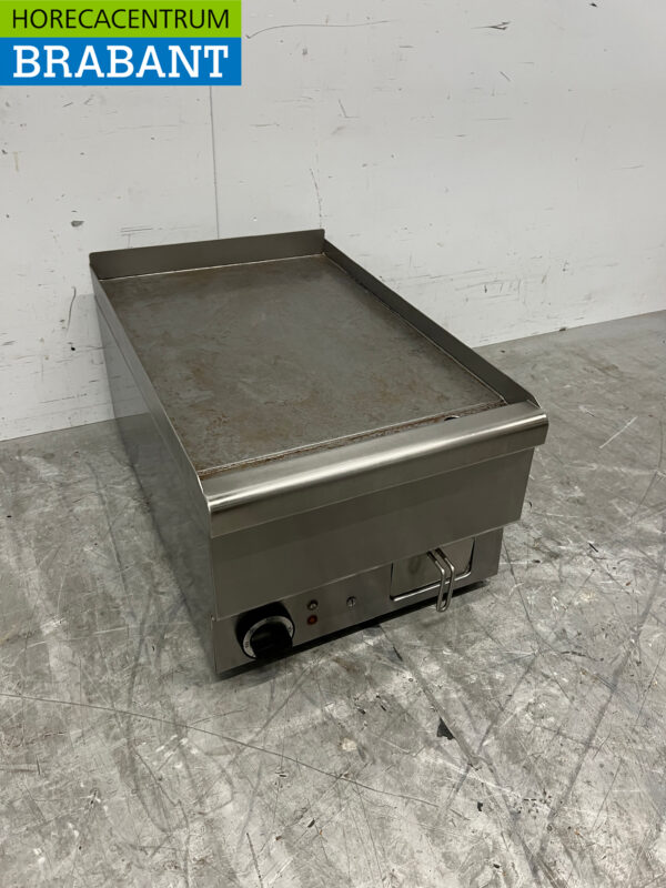 Planche à griller Mareno en acier inoxydable Gril lisse 400V Horeca – Image 3