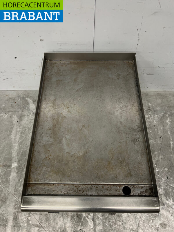 Planche à griller Mareno en acier inoxydable Gril lisse 400V Horeca – Image 4