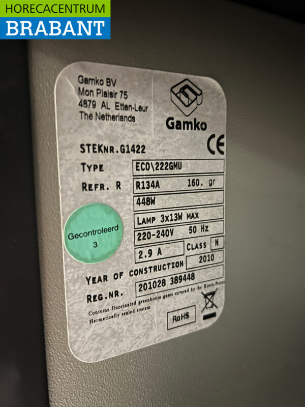 Gamko Bar cooler 3 portes battantes 200,5 cm 230V – Image 5