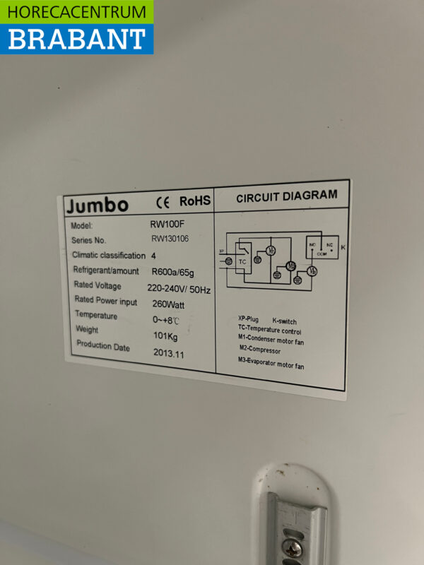 Réfrigérateur Jumbo 230V Horeca – Image 5