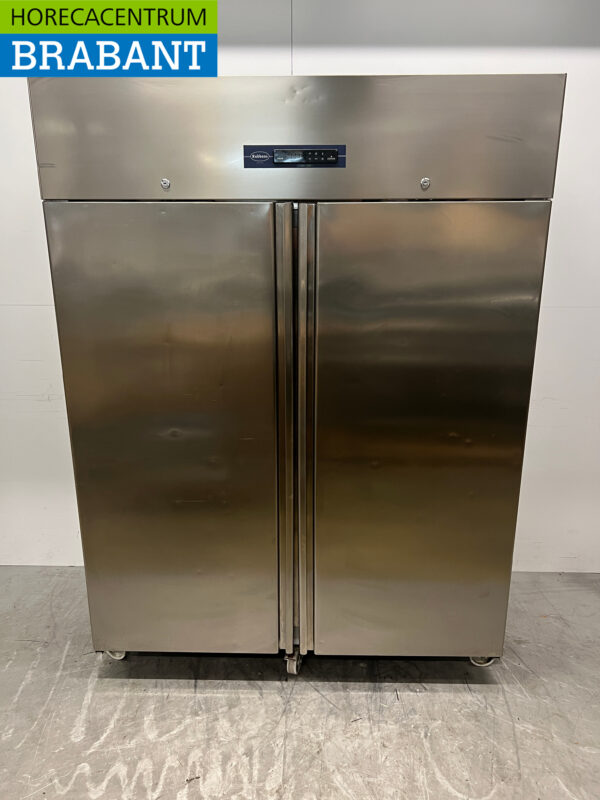 Rubbens en acier inoxydable Congélateur double porte Congélateur 1400 litres 230V Horeca