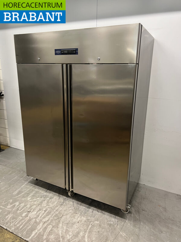 Rubbens en acier inoxydable Congélateur double porte Congélateur 1400 litres 230V Horeca – Image 2