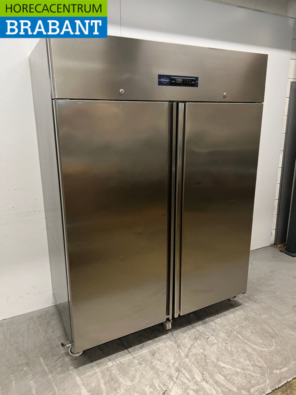 Rubbens en acier inoxydable Congélateur double porte Congélateur 1400 litres 230V Horeca – Image 3