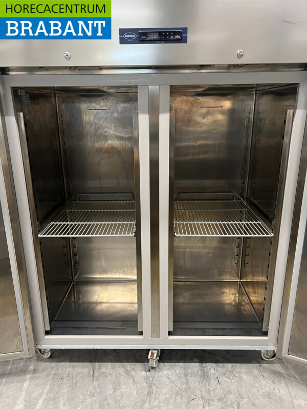 Rubbens en acier inoxydable Congélateur double porte Congélateur 1400 litres 230V Horeca – Image 4