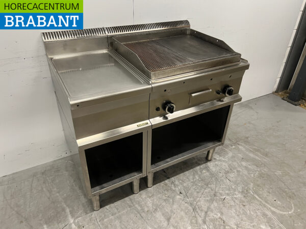 Planche à griller Hobart en acier inoxydable avec unité de travail 110 cm GAS Catering – Image 3