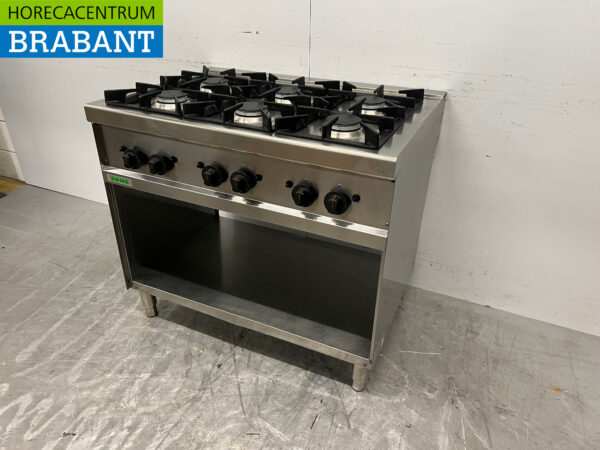 Réchaud Giga en acier inoxydable 6 brûleurs 100 cm GAS Horeca – Image 2