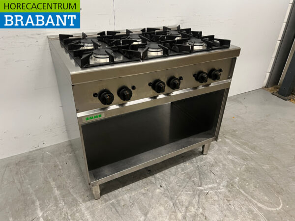 Réchaud Giga en acier inoxydable 6 brûleurs 100 cm GAS Horeca – Image 3