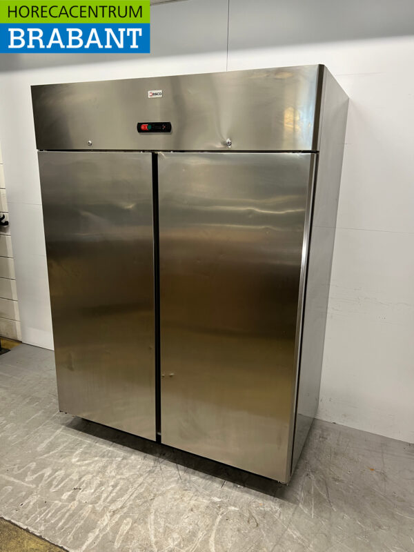 Desco congélateur double porte en acier inoxydable 1340 litres 230V Horeca – Image 3