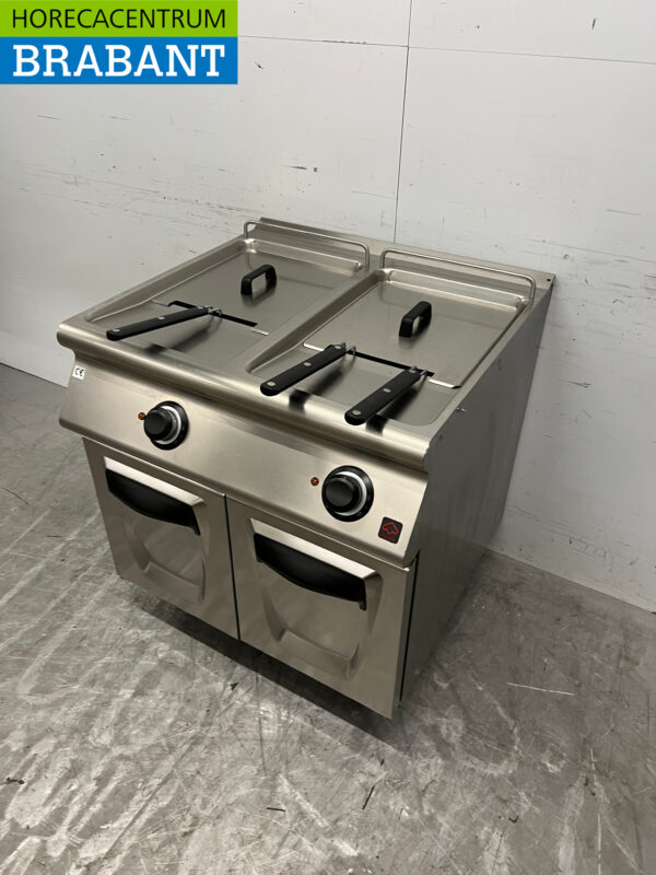 Friteuse double modulaire en acier inoxydable 2 x 17 litres 33 kW 400V Horeca – Image 2