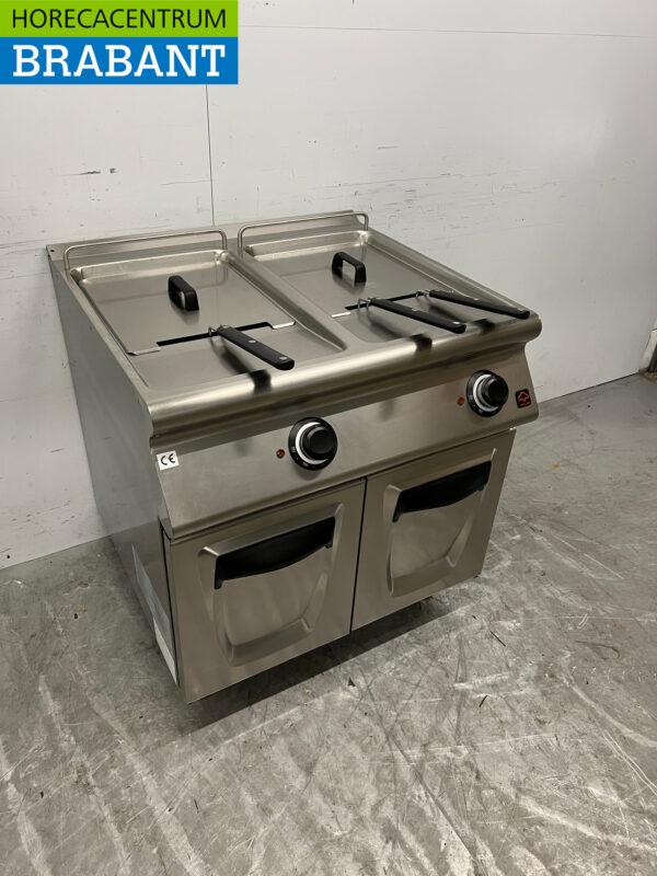 Friteuse double modulaire en acier inoxydable 2 x 17 litres 33 kW 400V Horeca – Image 3