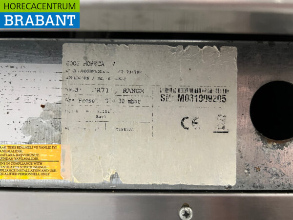 Plaque de cuisson à 2 feux en acier inoxydable 40 cm GAS Catering – Image 5