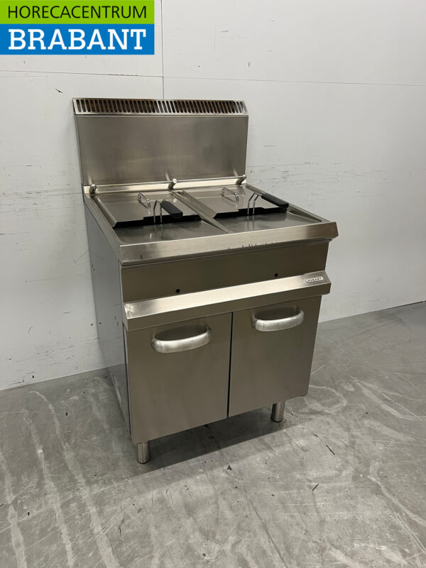 Friteuse double Hobart en acier inoxydable 2 x 14 litres GAZ Restauration – Image 3