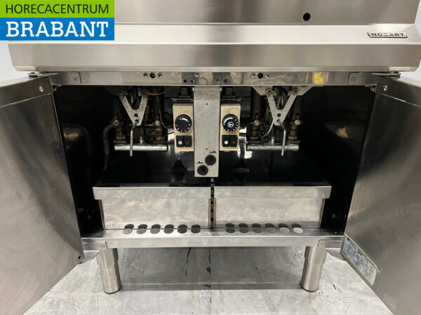 Friteuse double Hobart en acier inoxydable 2 x 14 litres GAZ Restauration – Image 5