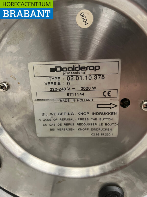Percolateur Daalderop en acier inoxydable 14 litres 90 tasses 230V Restauration – Image 6