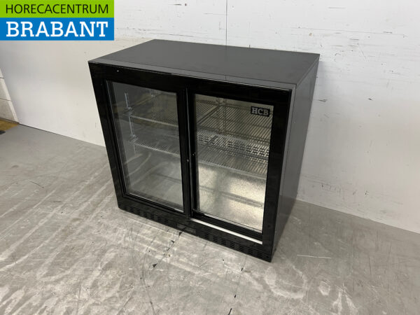 HCB Backbar Bar Cooler Portes coulissantes en verre 218 litres 90 cm 230V Horeca – Image 2