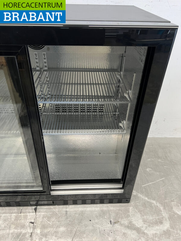 HCB Backbar Bar Cooler Portes coulissantes en verre 218 litres 90 cm 230V Horeca – Image 4