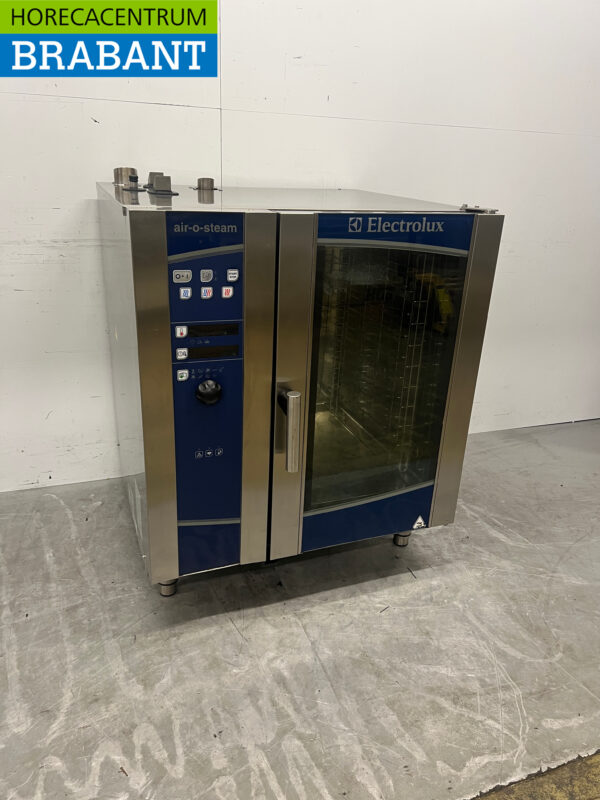 Acier inoxydable Electrolux Combisteamer 10 x 1/1 GN GAS Horeca – Image 2