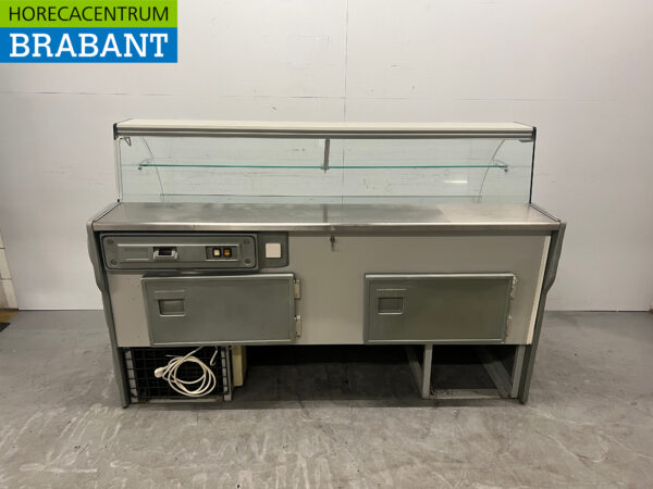 Vitrine réfrigérée 191,5 cm 230V Cafétéria Fries Tent Catering – Image 4
