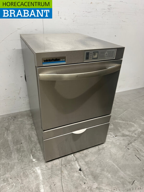 Lave-linge en verre Winterhalter GS202 en acier inoxydable avec pompe de vidange 400V Horeca – Image 3