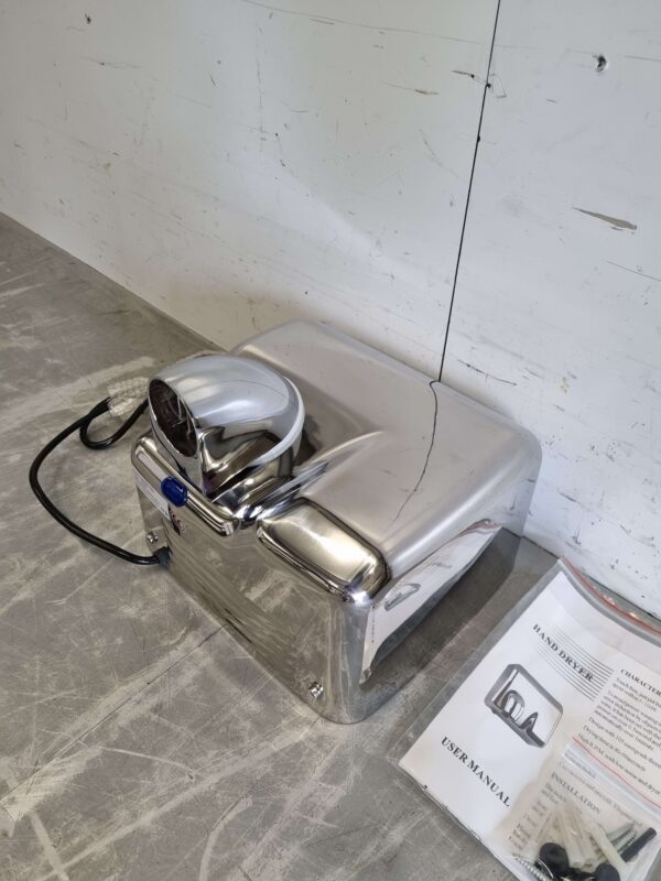 Sèche-mains automatique GGG en acier inoxydable Sèche-mains 2300 watts 230V Horeca – Image 3