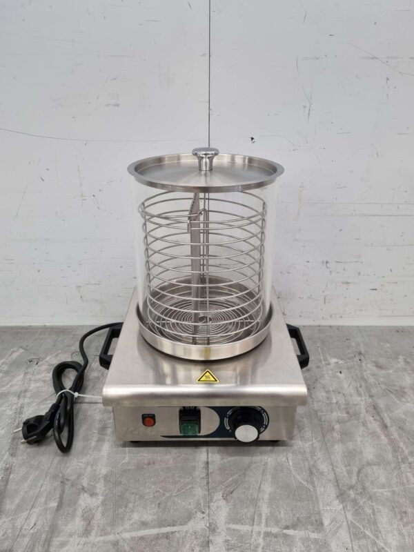 Bouilloire à hot-dogs en acier inoxydable Réchauffeur de hot-dogs Hotdog 230V Horeca