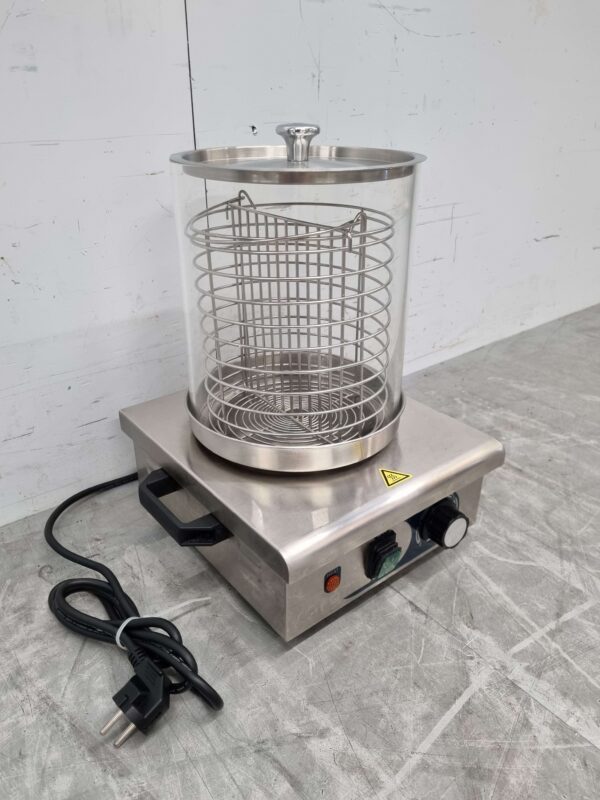 Bouilloire à hot-dogs en acier inoxydable Réchauffeur de hot-dogs Hotdog 230V Horeca – Image 2