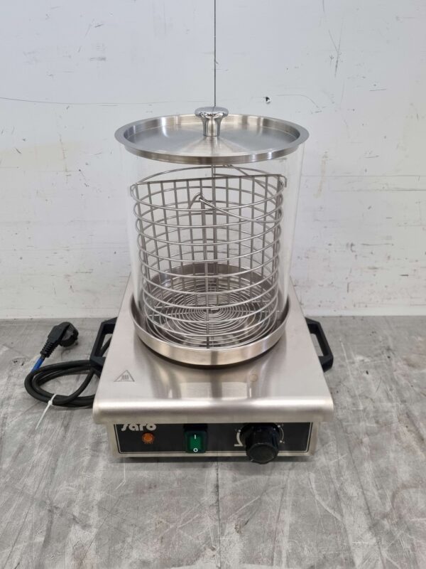 Bouilloire à hot-dogs en acier inoxydable Réchauffeur de hot-dogs Hotdog 230V Horeca