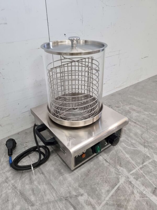 Bouilloire à hot-dogs en acier inoxydable Réchauffeur de hot-dogs Hotdog 230V Horeca – Image 2