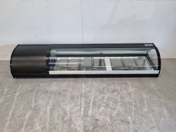 Saro Vitrine à sushi Vitrine réfrigérée de surface 7 x 1/3 GN 180 cm 230V Horeca