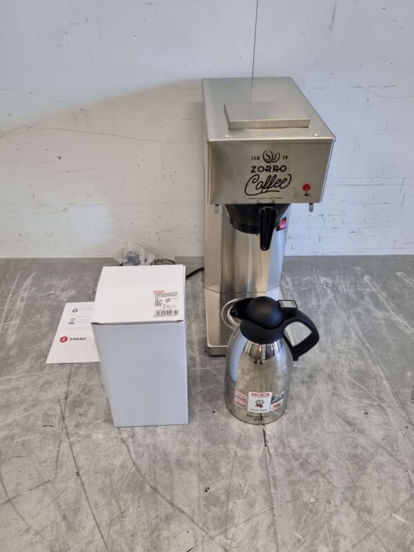 Machine à café Zorro en acier inoxydable Machine à café 230V Horeca – Image 4