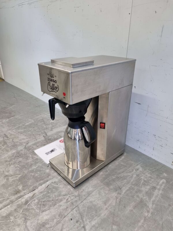 Machine à café Zorro en acier inoxydable Machine à café 230V Horeca – Image 2