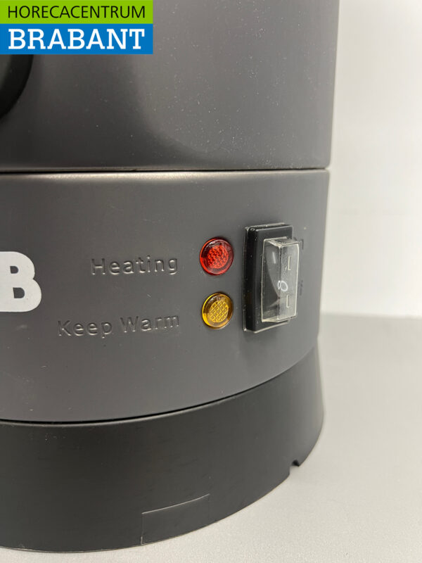 Machine à café percolateur à double paroi HCB en acier inoxydable 5,3 litres 35 tasses 230V Horeca – Image 5