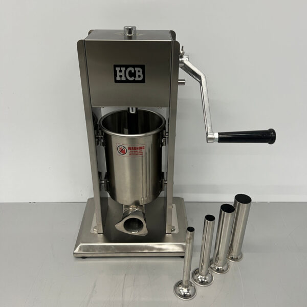 Bouchon de boîte à farce vertical en acier inoxydable Remplisseur de saucisses 3 litres Restauration Boucherie