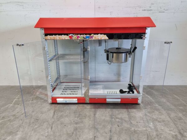 Machine à pop-corn Machine à pop-corn avec armoire chauffante 230V Braderie Markt Horeca – Image 5