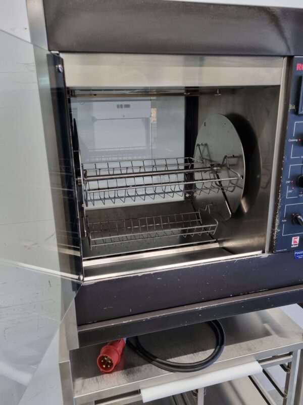 Gril à poulet Ubert RT-303 en acier inoxydable 3 paniers 400V Restauration – Image 4