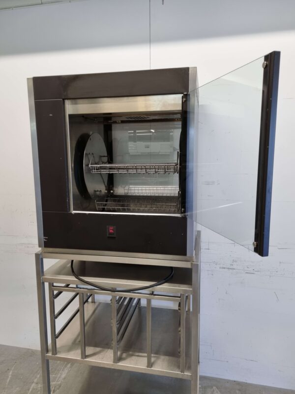 Gril à poulet Ubert RT-303 en acier inoxydable 3 paniers 400V Restauration – Image 6