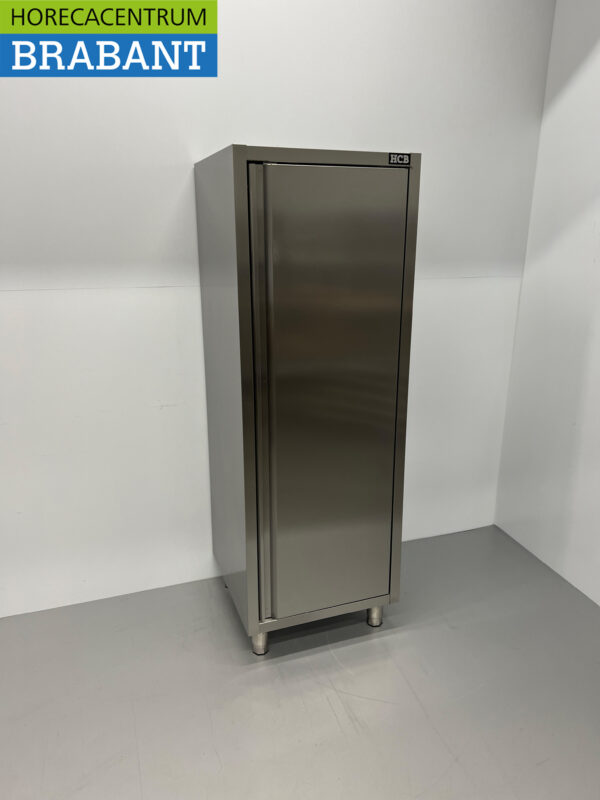 Acier inoxydable HCB Armoire alimentaire Armoire de travail 1 porte Premium-line 60 cm Restauration – Image 2
