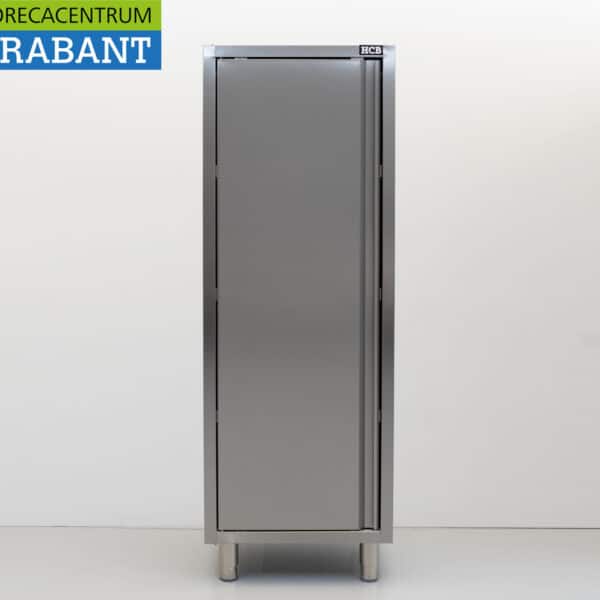 Armoire à vaisselle HCB en acier inoxydable, armoire de rangement, armoire à 1 porte, gamme Premium, 60 cm, secteur de la restauration