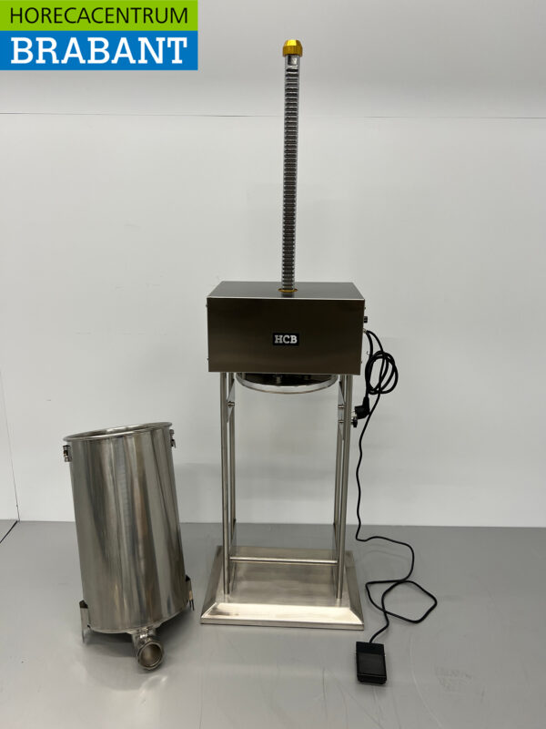 Acier inoxydable HCB Remplisseur de saucisses électrique 25 litres 230V Boucherie – Image 6